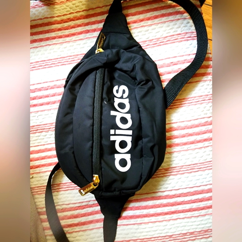 Adidas black fanny pack